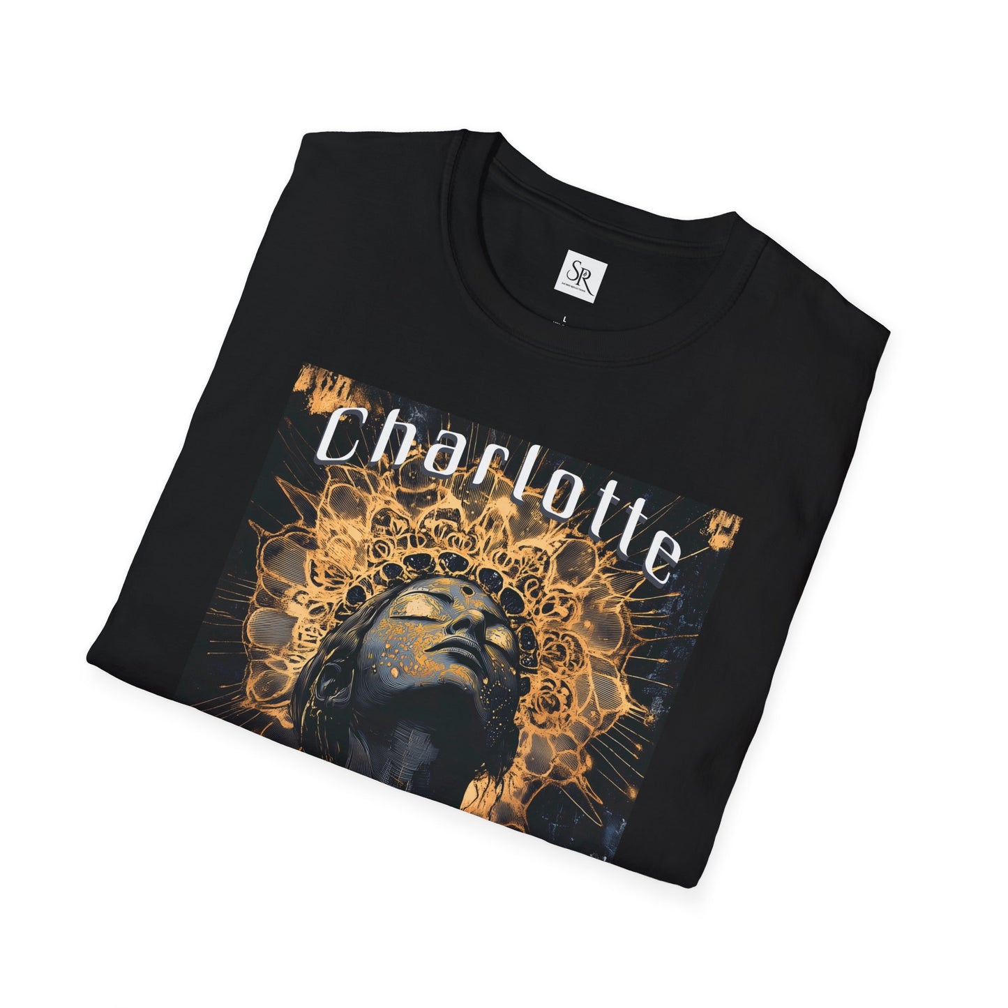 Charlotte Kirtan - Lady in Bliss (Ram Ram logo on back) T-shirt