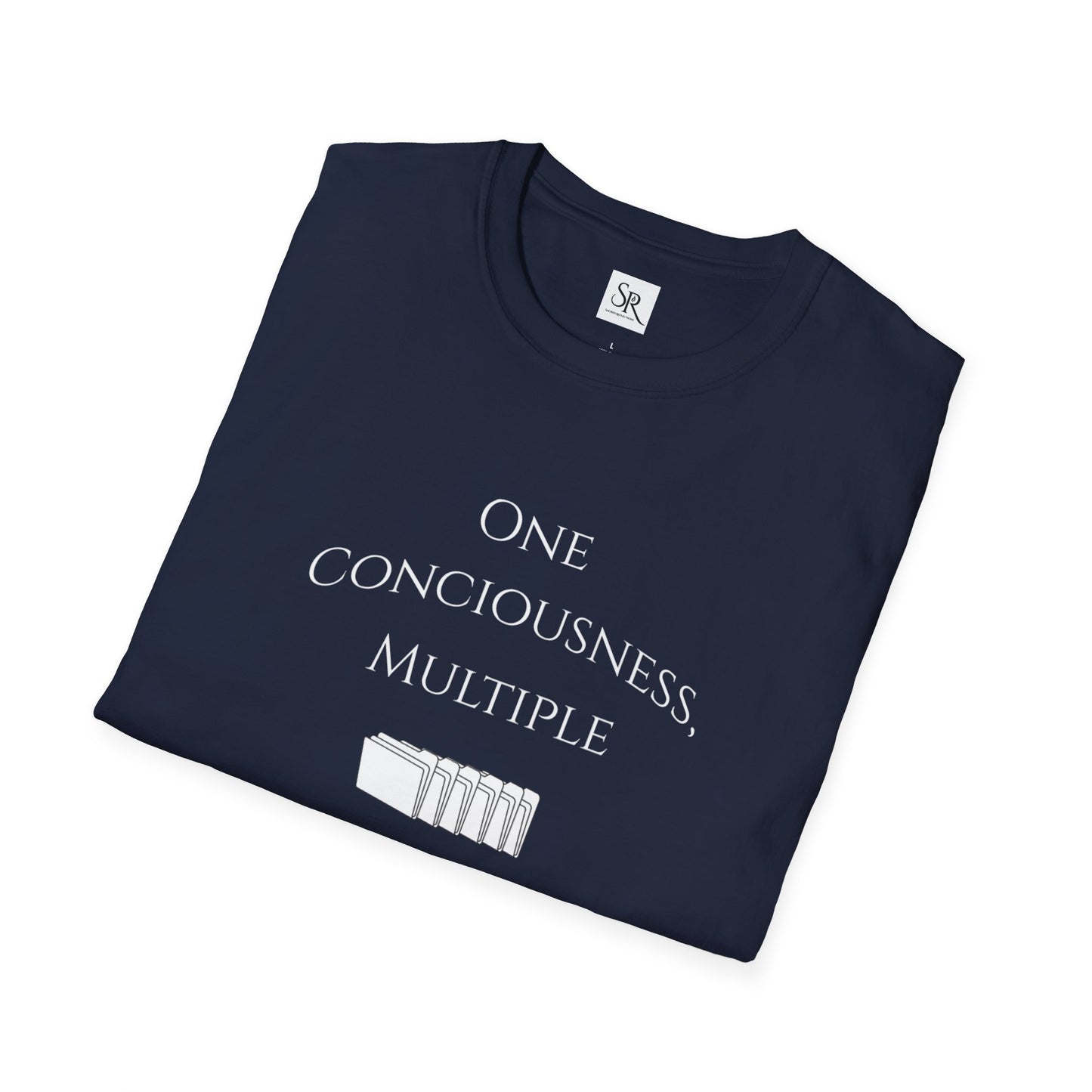 One Consciousness, Multiple Tabs Open T-Shirt — Spiritual Mindfulness Tee