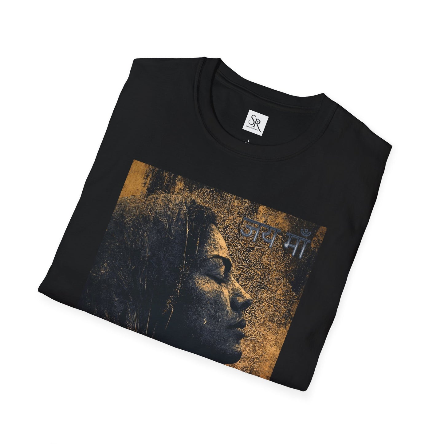 Meditative Kirtan Portrait T-Shirt — 'Charotte Kirtan' Spiritual Music Tee