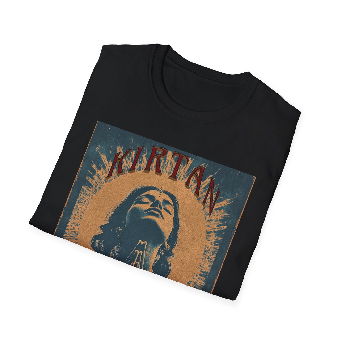 Kirtan Is Bliss T‑Shirt — Vintage Devotional Prayer Graphic Tee