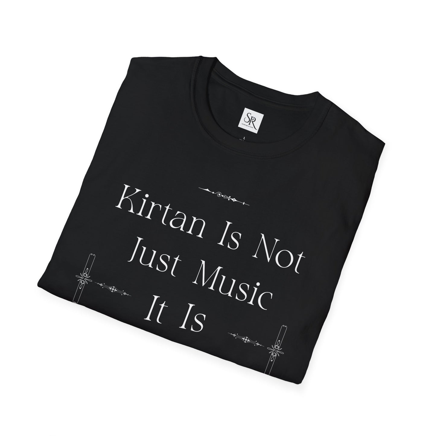 T-Shirt — “Kirtan Is Not Just Music, It Is Coming Home” Spiritual Devotional Tee