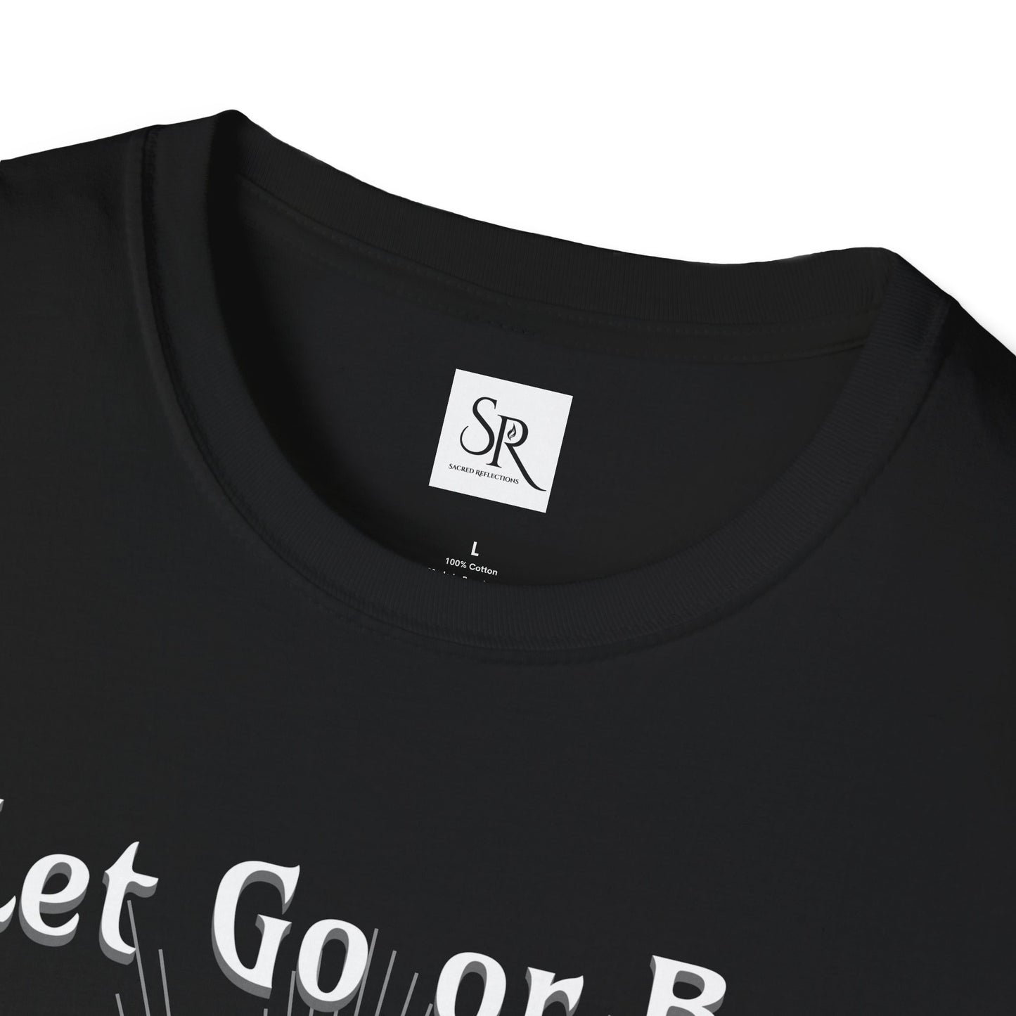 Let Go or Be Dragged Option 2 T-Shirt — Meditation Buddha Graphic Tee
