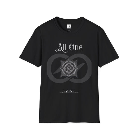 All One Mandala T-Shirt — Spiritual Unity Graphic Tee