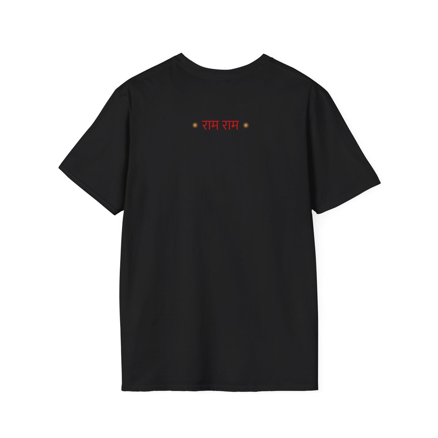 Inspirational Quote T-Shirt — "Love Everyone, Serve Everyone, and Remember God" (Hindi Back Accent)