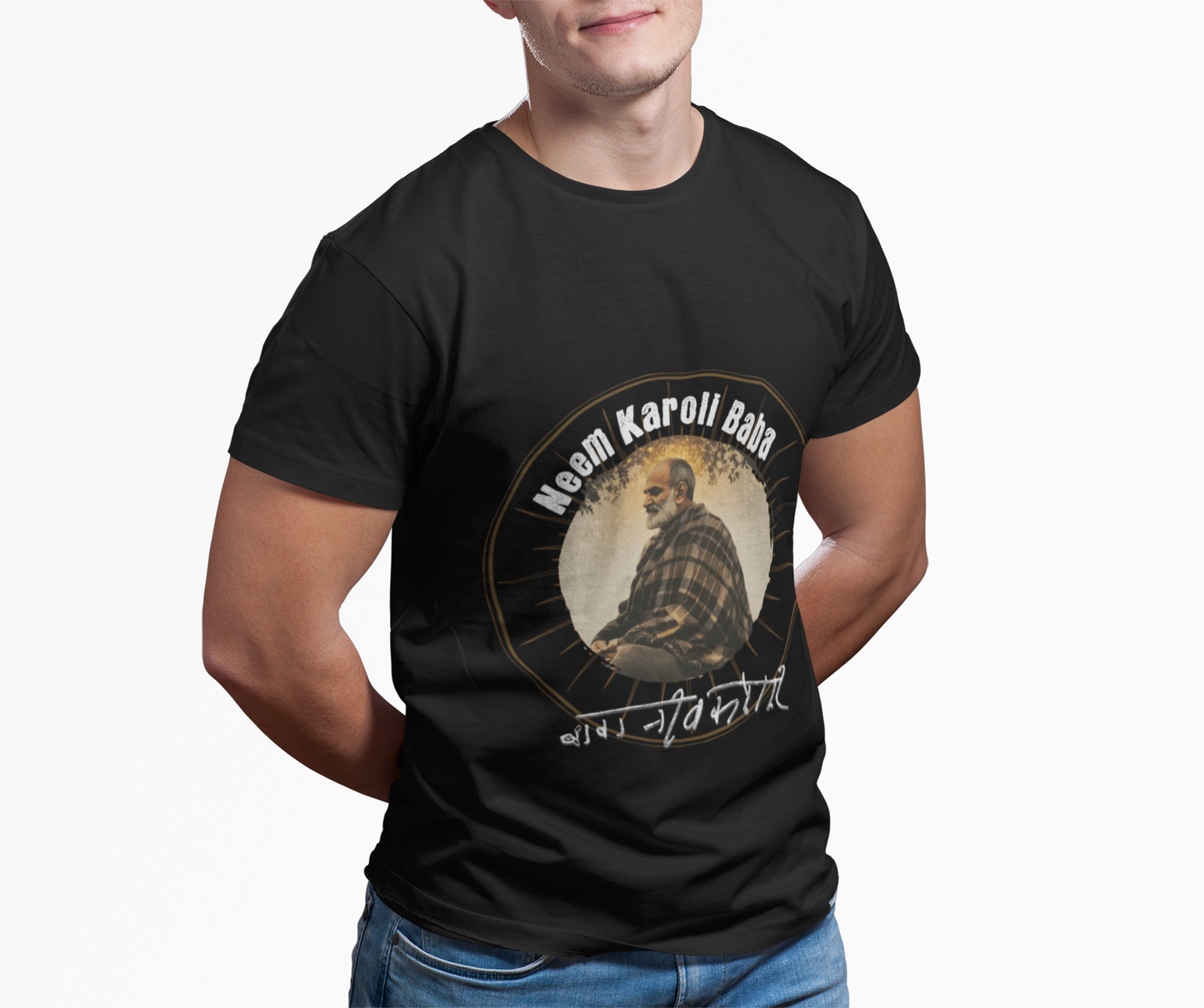 Neem Karoli Baba Unisex Softstyle T-Shirt