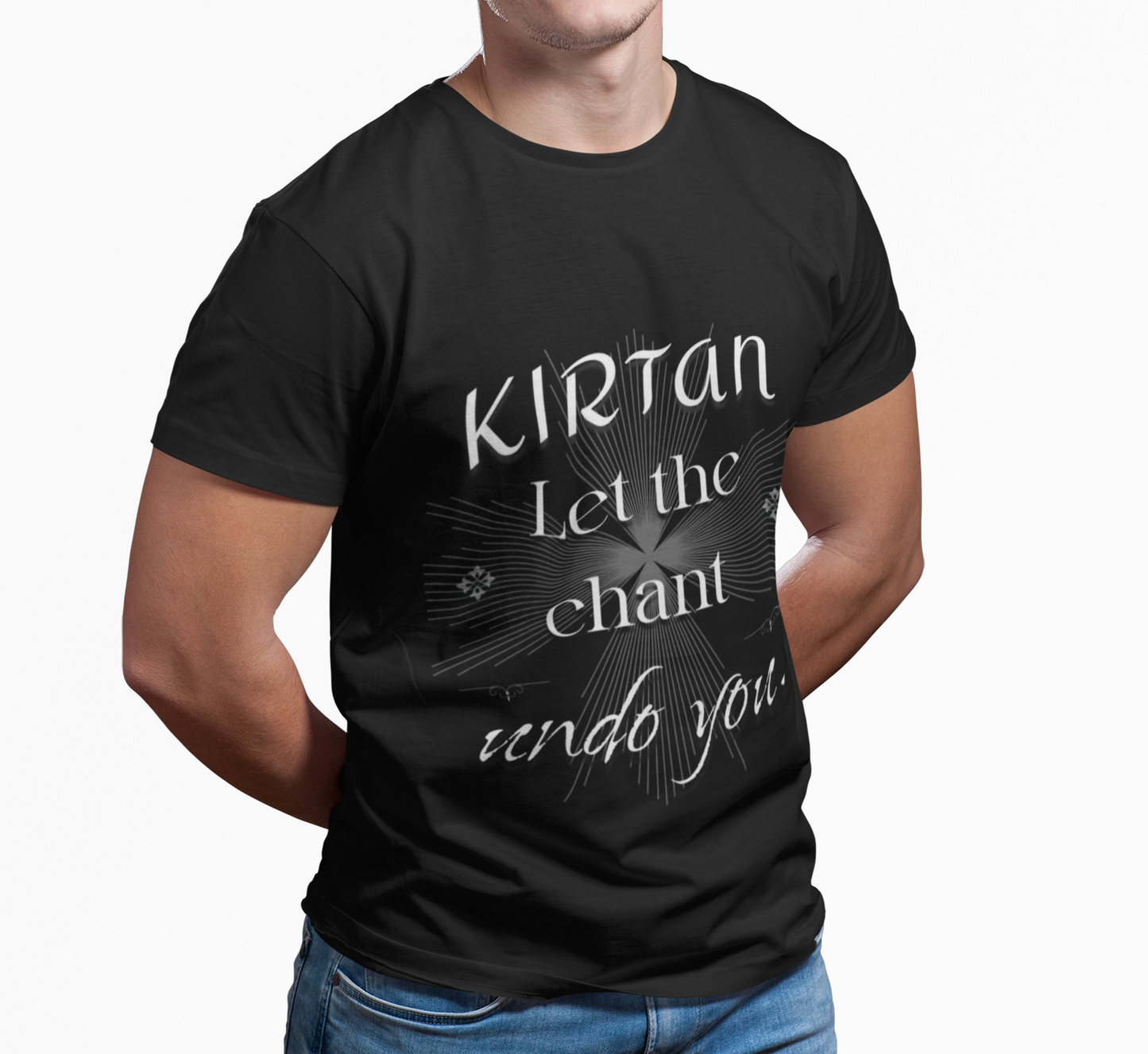 Kirtan Chant T-Shirt — "Let the Chant Undo You" Spiritual Yoga Tee