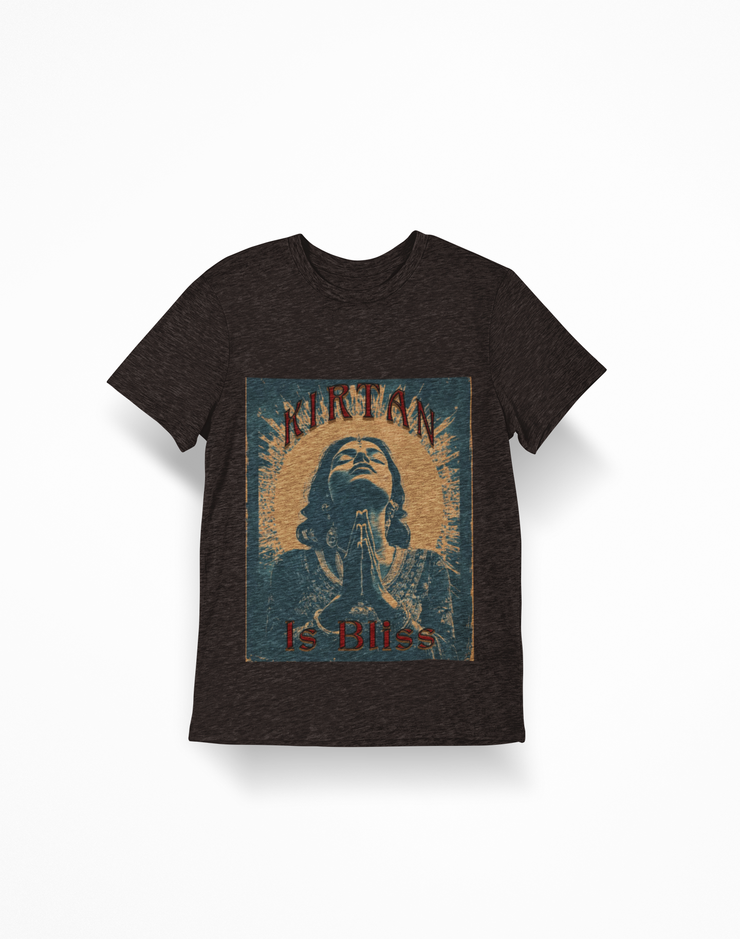 Kirtan Is Bliss T‑Shirt — Vintage Devotional Prayer Graphic Tee