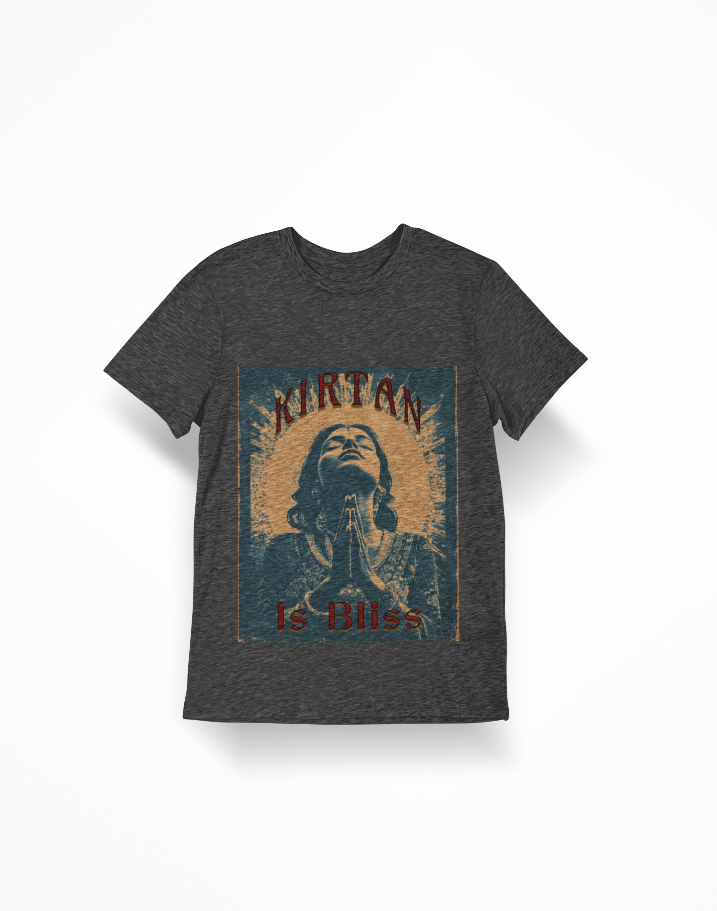 Kirtan Is Bliss T‑Shirt — Vintage Devotional Prayer Graphic Tee