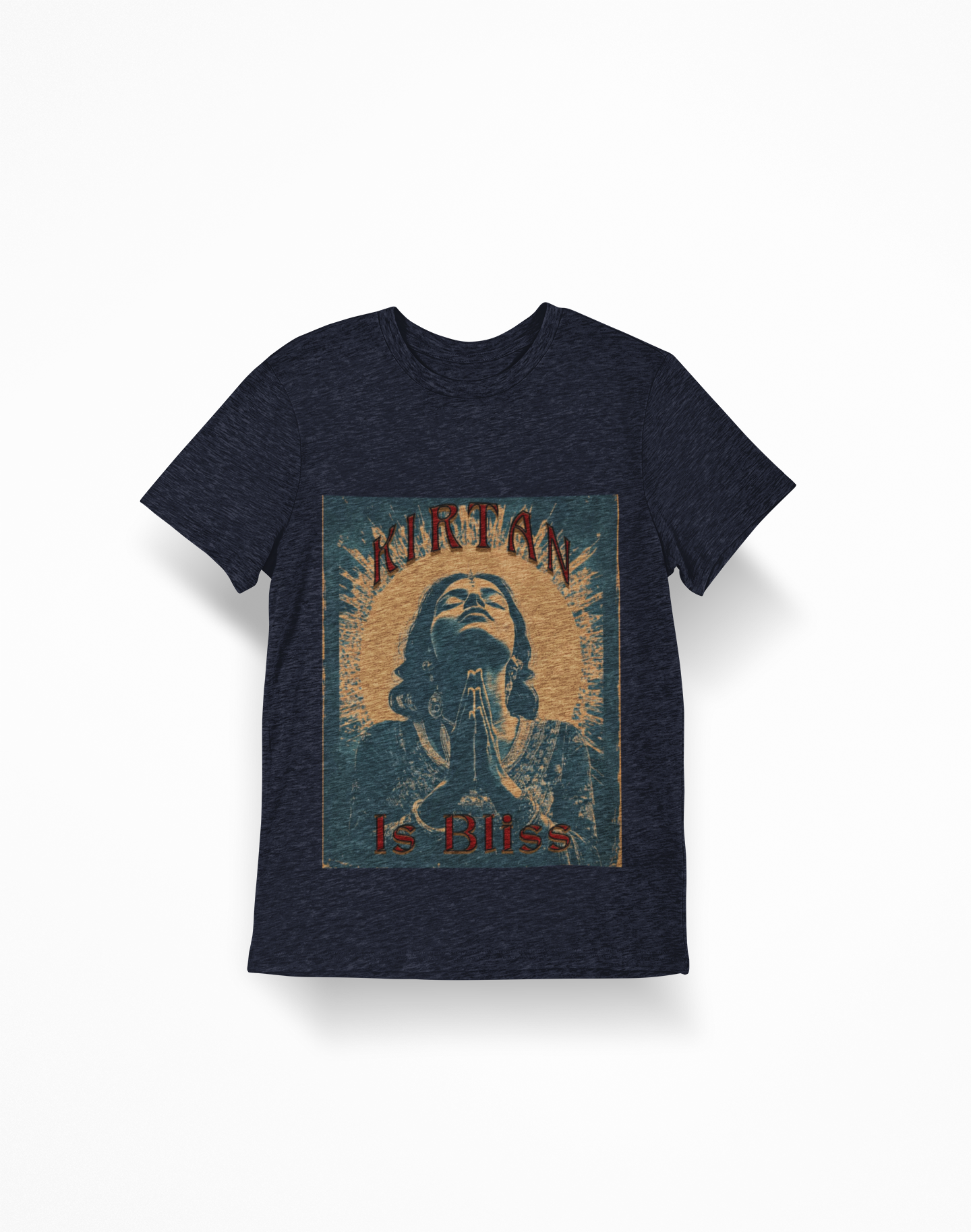 Kirtan Is Bliss T‑Shirt — Vintage Devotional Prayer Graphic Tee
