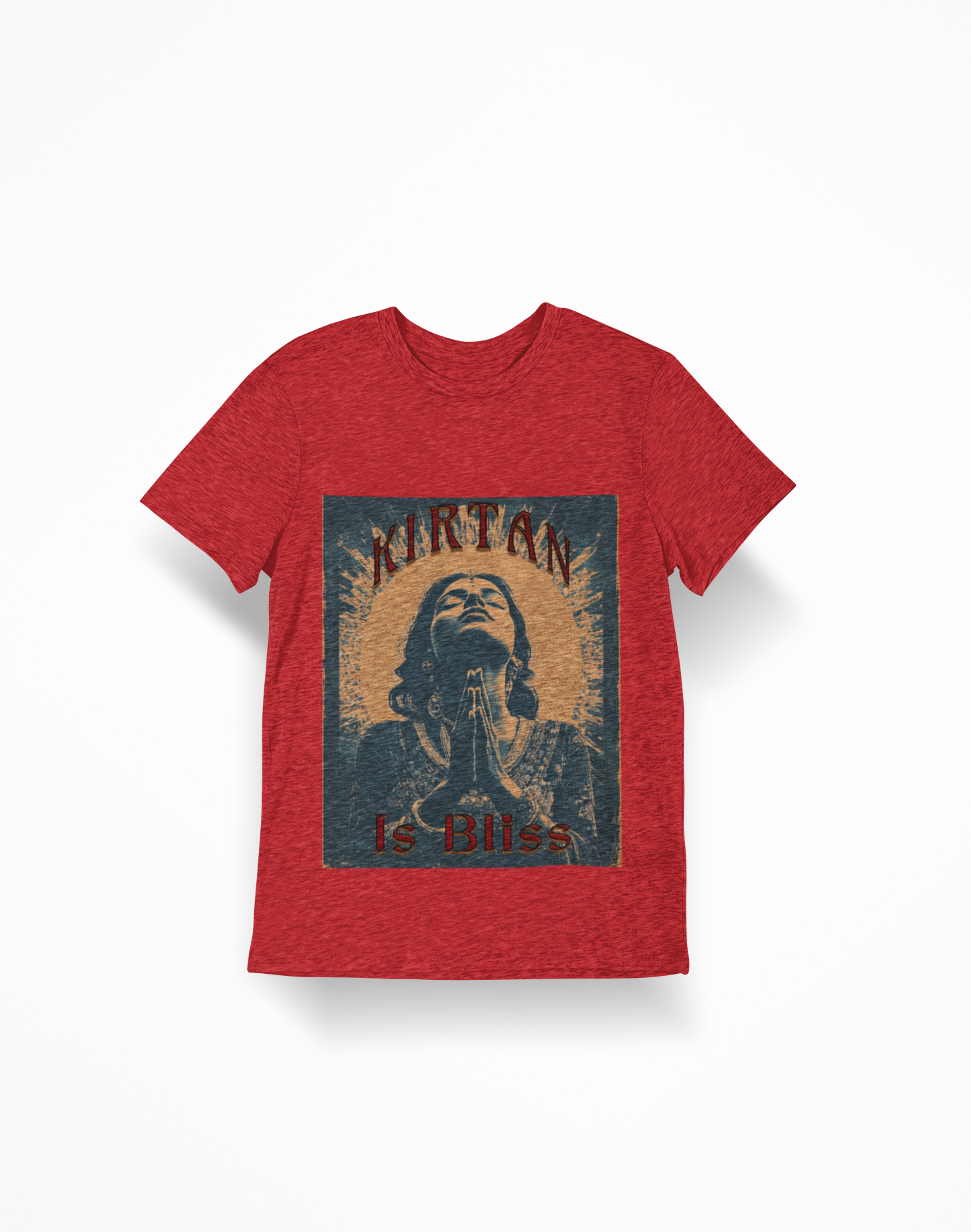 Kirtan Is Bliss T‑Shirt — Vintage Devotional Prayer Graphic Tee