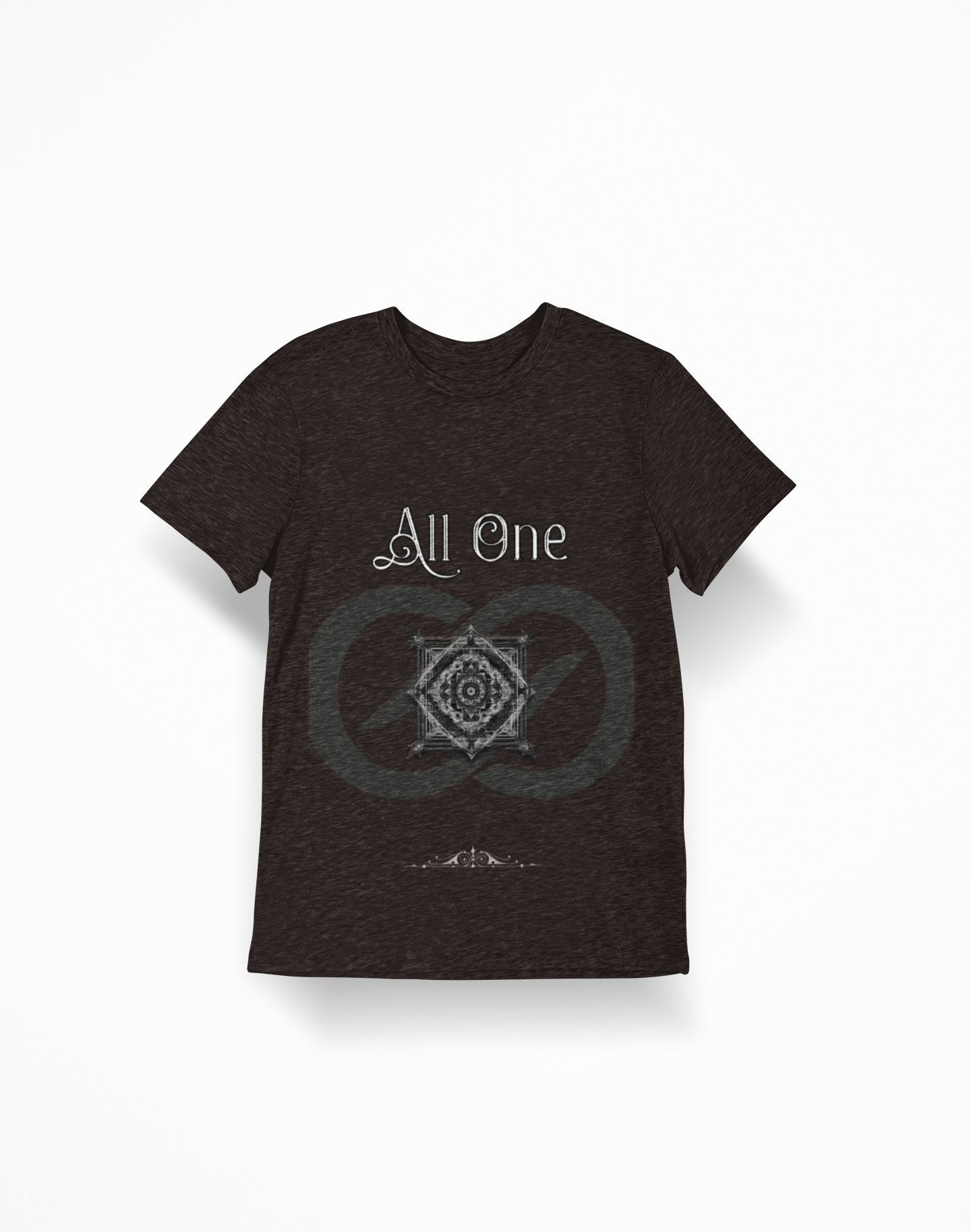 All One Mandala T-Shirt — Spiritual Unity Graphic Tee