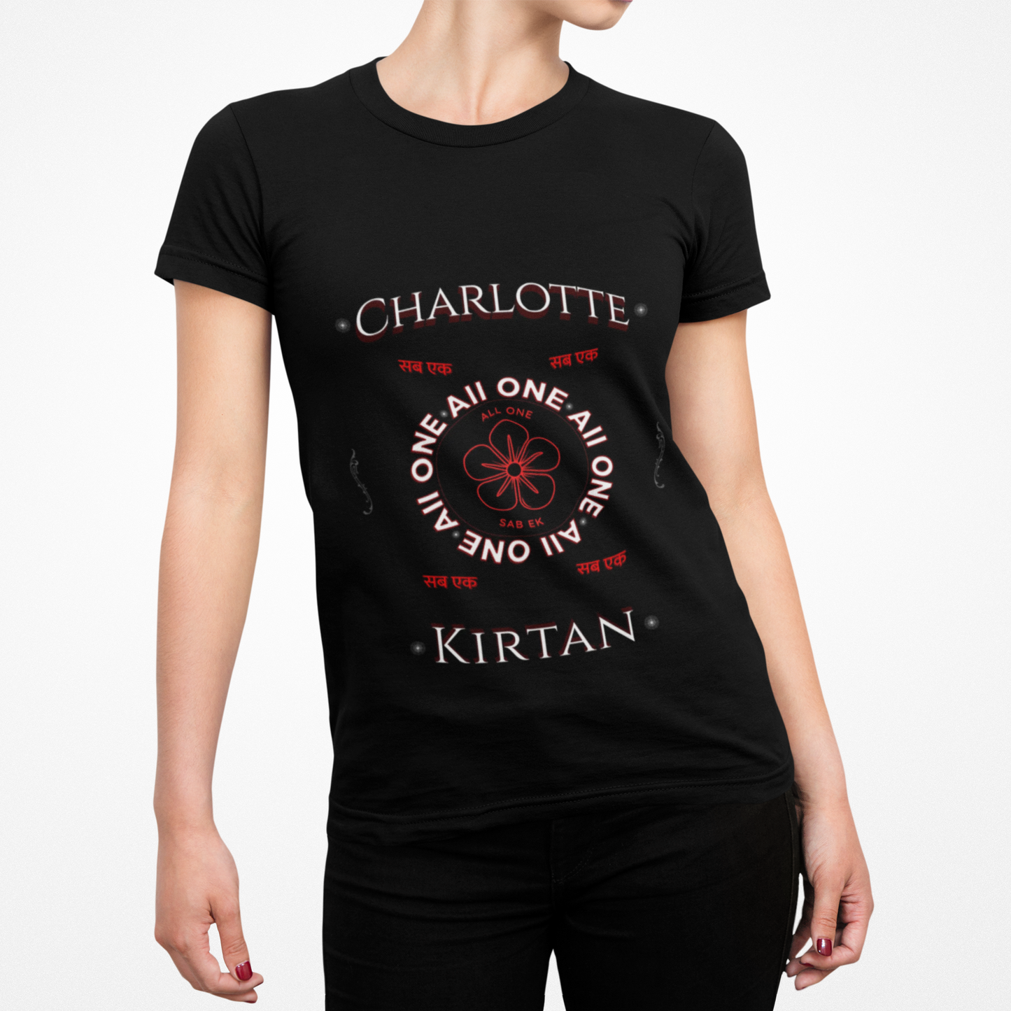 Charlotte Kirtan "All One" Graphic T-Shirt