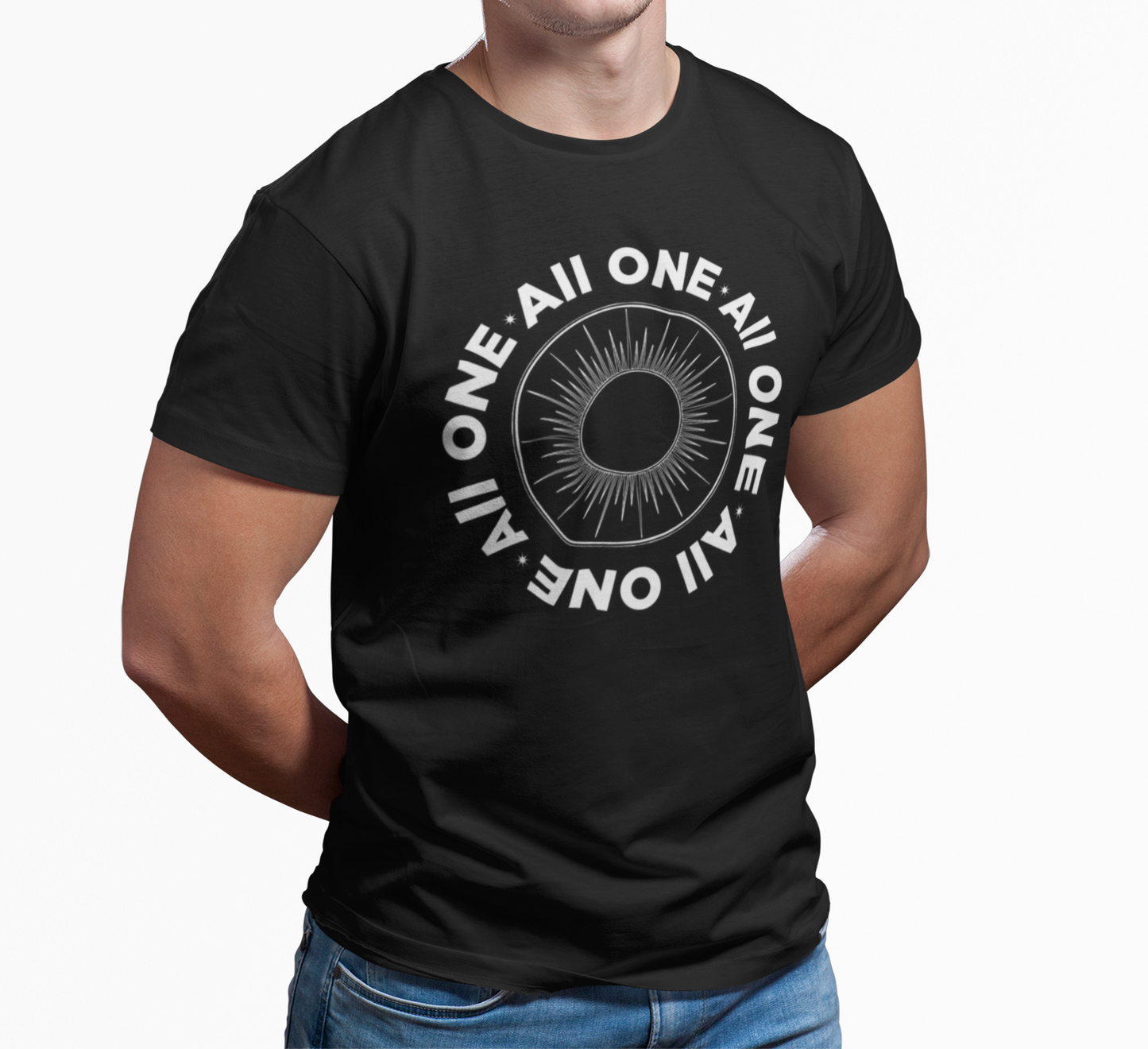 All One Sun Graphic T-Shirt — Unity Circle Tee