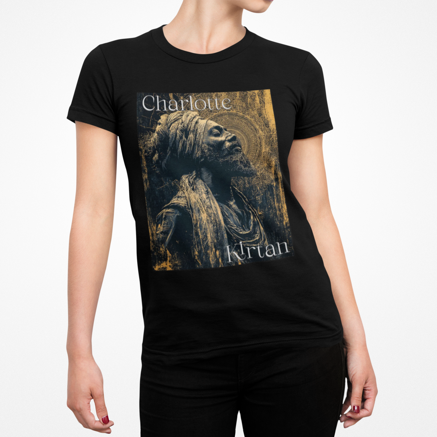 Charlotte Portrait T‑Shirt — Vintage Soul Art Tee