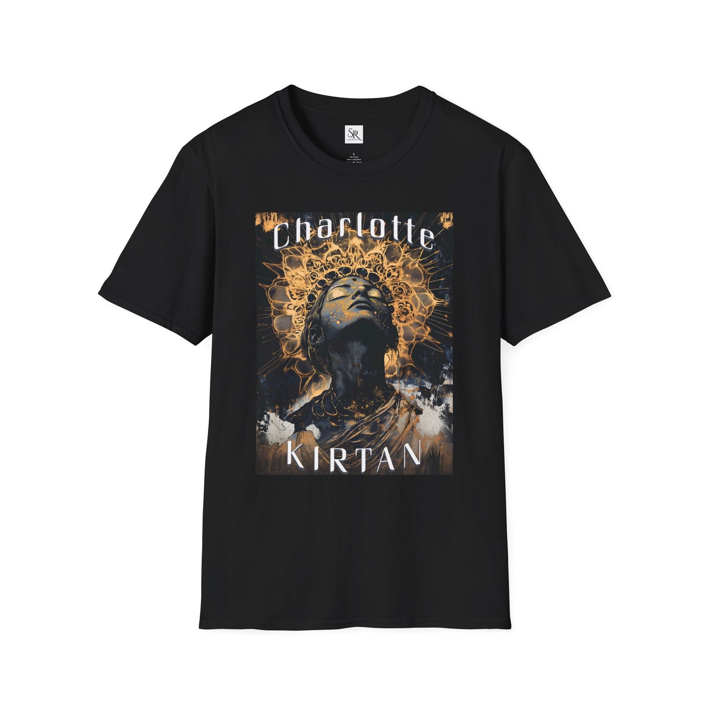 Charlotte Kirtan - Lady in Bliss (Ram Ram logo on back) T-shirt
