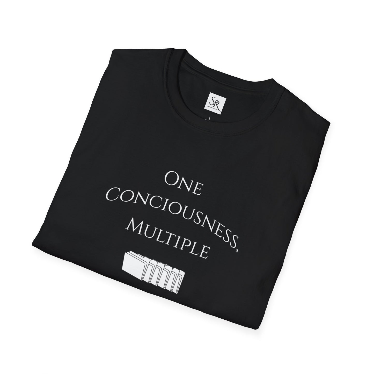 One Consciousness, Multiple Tabs Open T-Shirt — Spiritual Mindfulness Tee