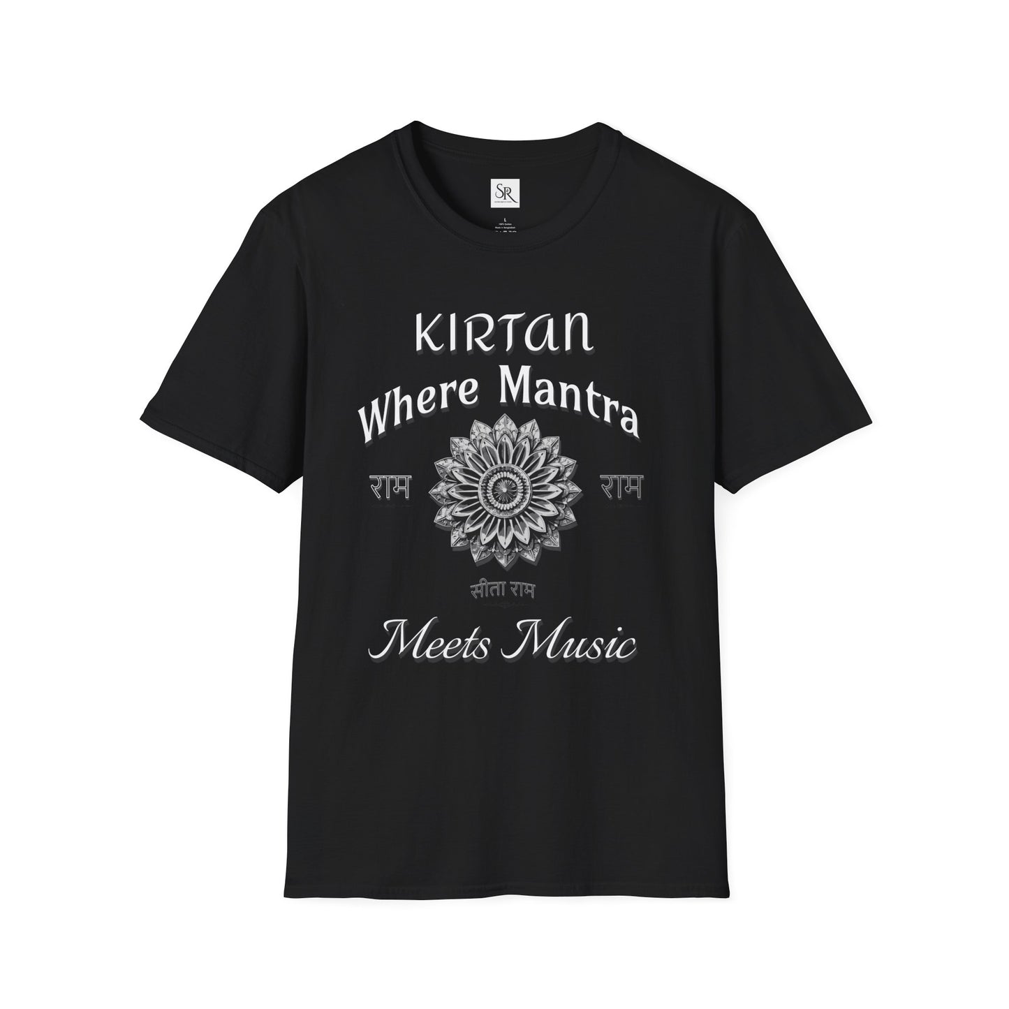 Kirtan Where Mantra Meets Music T-Shirt — Devotional Yoga Chanting Tee