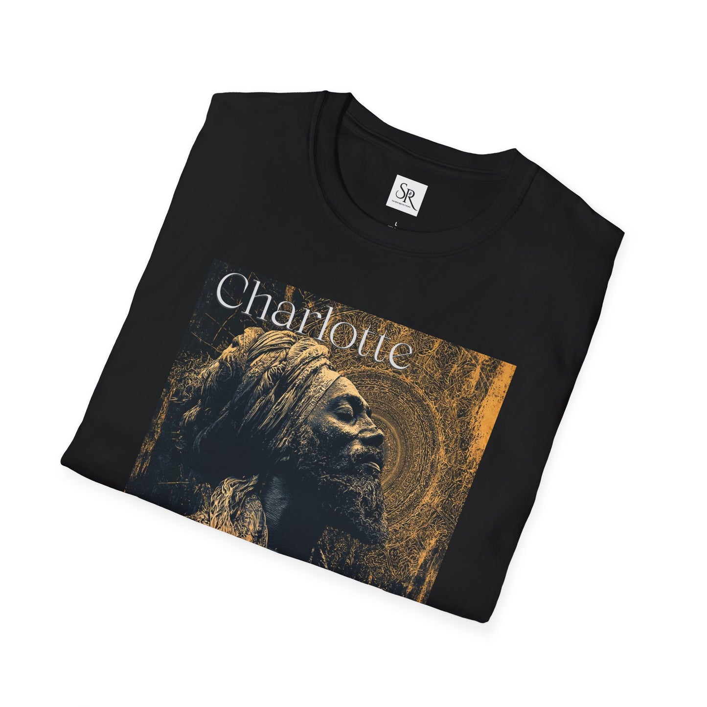 Charlotte Portrait T‑Shirt — Vintage Soul Art Tee
