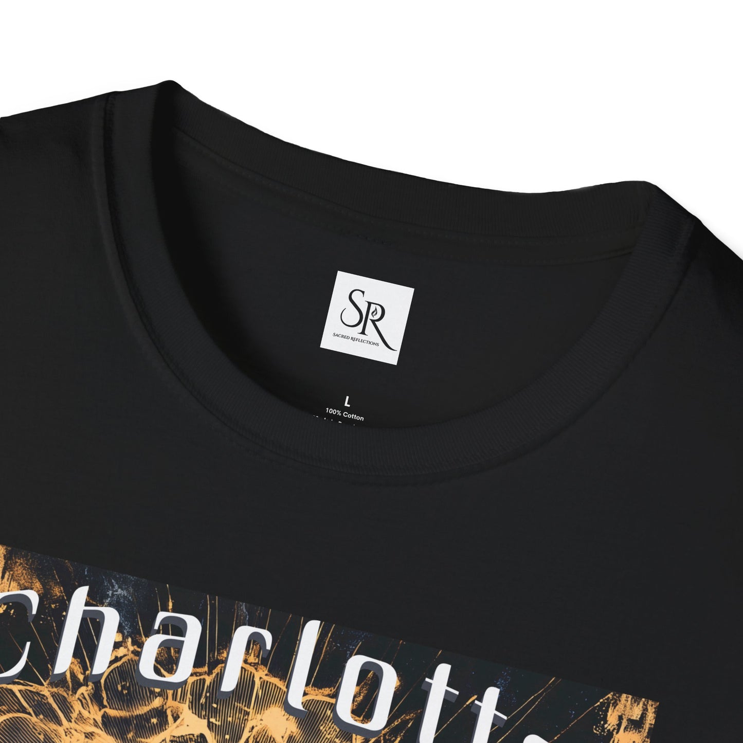 Charlotte Kirtan - Lady in Bliss (Ram Ram logo on back) T-shirt