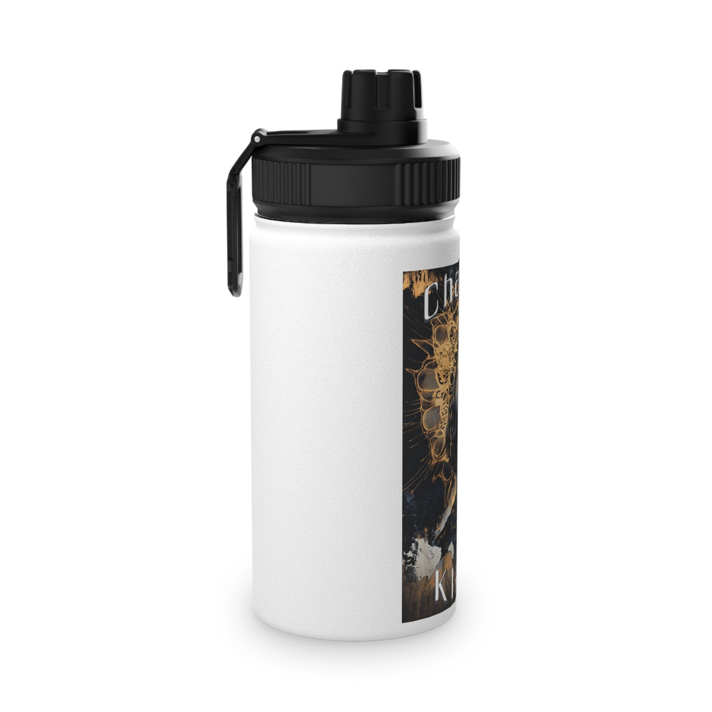 Charlotte Kirtan Stainless Steel Water Bottle, Sports Lid
