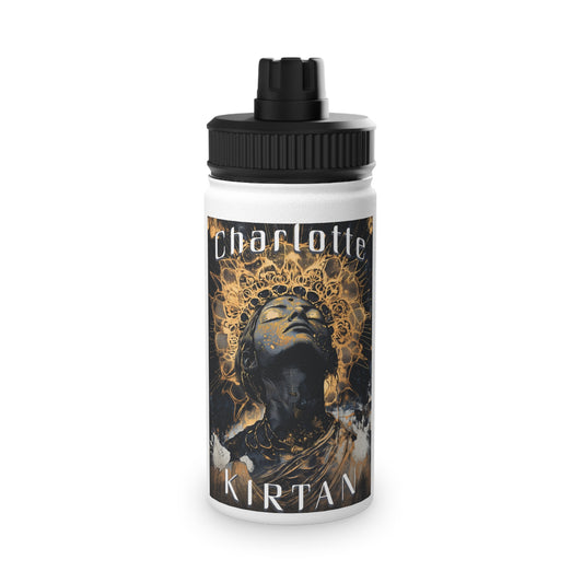Charlotte Kirtan Stainless Steel Water Bottle, Sports Lid