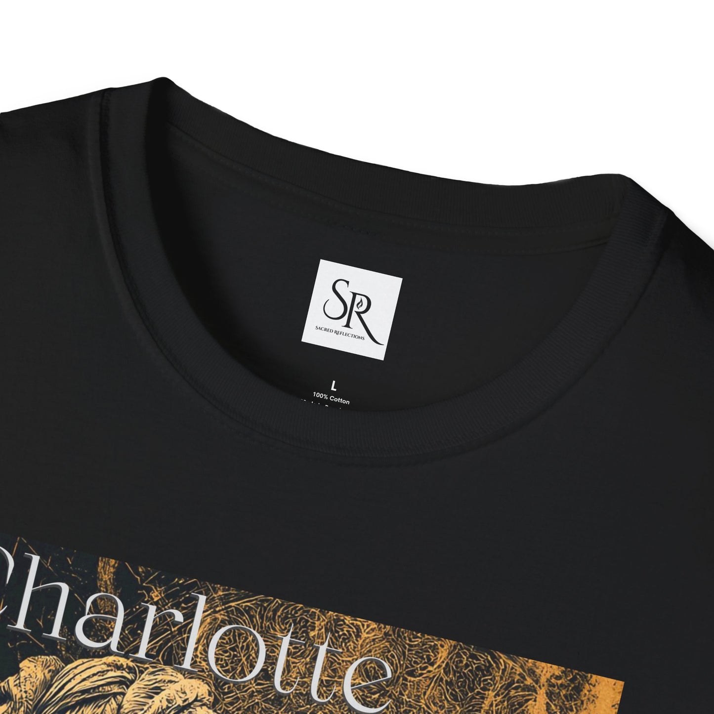 Charlotte Portrait T‑Shirt — Vintage Soul Art Tee