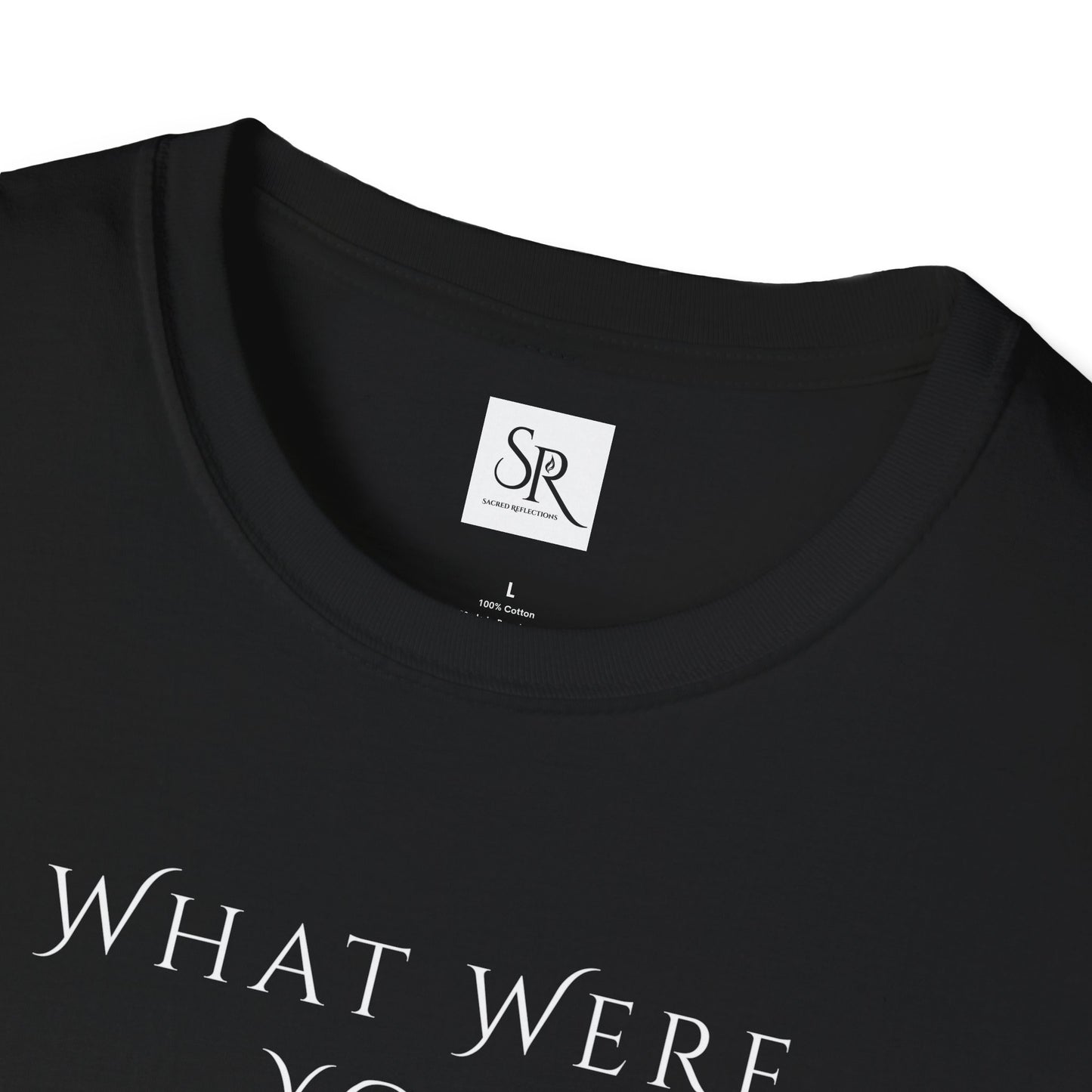 Philosophical Graphic Tee — "What Were You Before Your First Thought?"